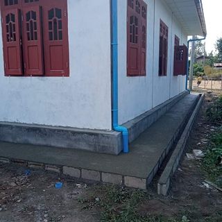 Bau eines Schulgebäudes in Nyaung Pin Thar, Myanmar, Bild 3