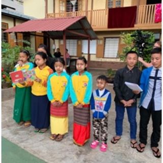 Kinder des Waisenhauses St. Raphael, Taunggyi St. Lazarus Tätigkeitsbericht 2017-2019, Bild 1