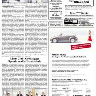 Königsteiner Woche, 21.02.2013, Bild 1